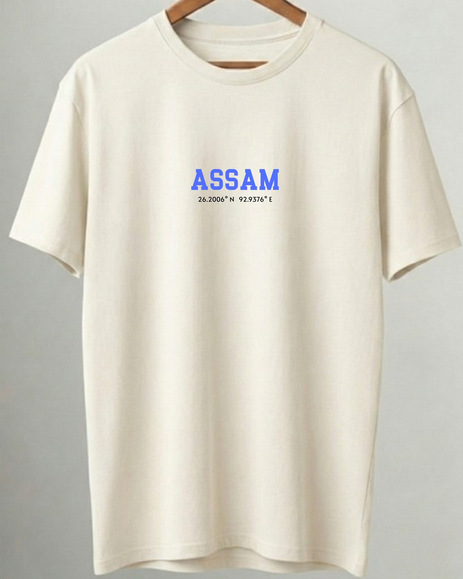 Assam Coordinates – Unisex White T-Shirt - Image 4