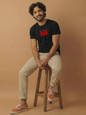 Vibe Matters – Black Minimal Tee