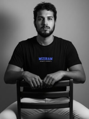 Mizoram Coordinates – Unisex Black T-Shirt
