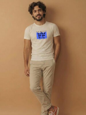 Vibe Matters – White Minimal Tee