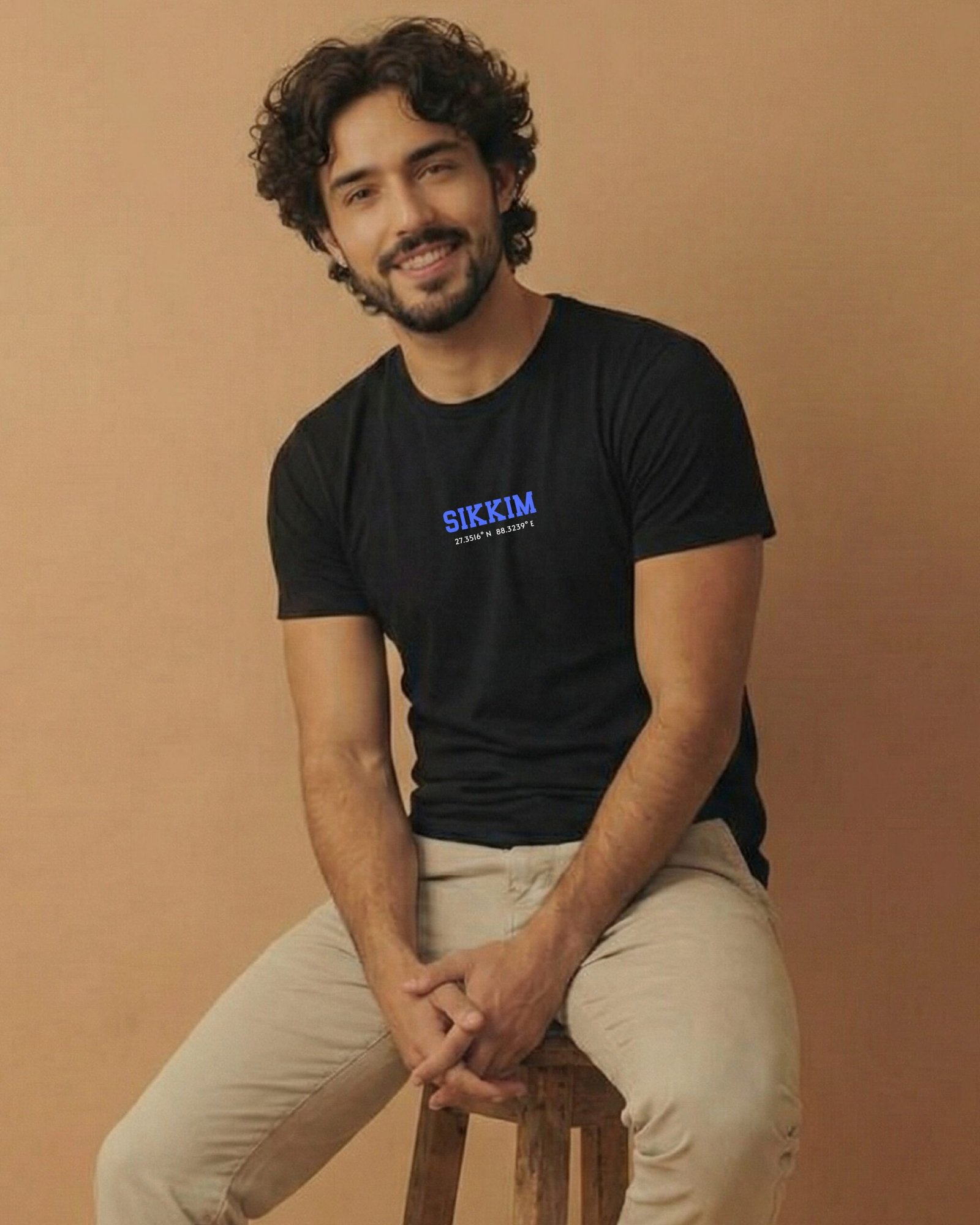 Sikkim Coordinates – Unisex Black T-Shirt