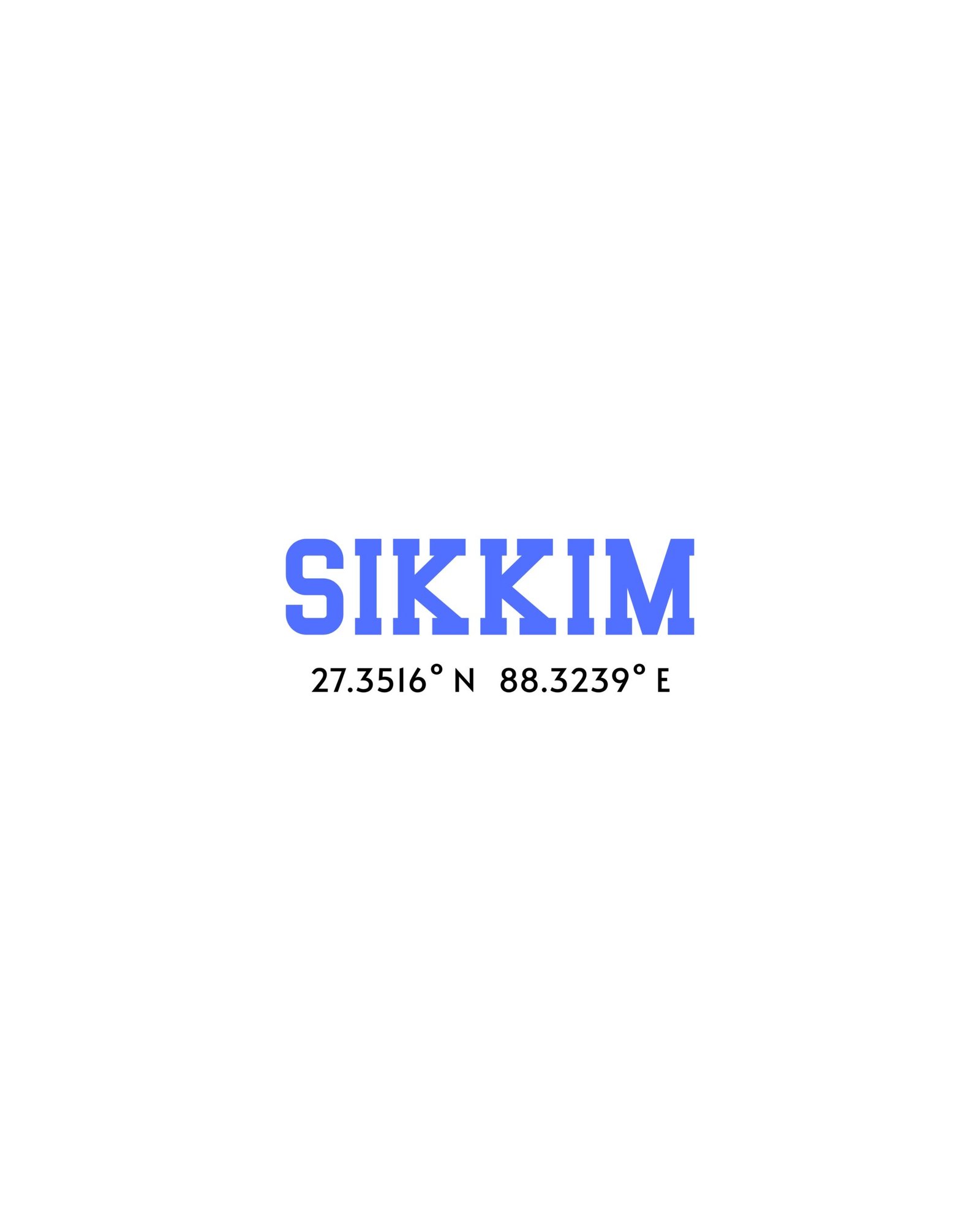 Sikkim Coordinates – Unisex White T-Shirt - Image 3