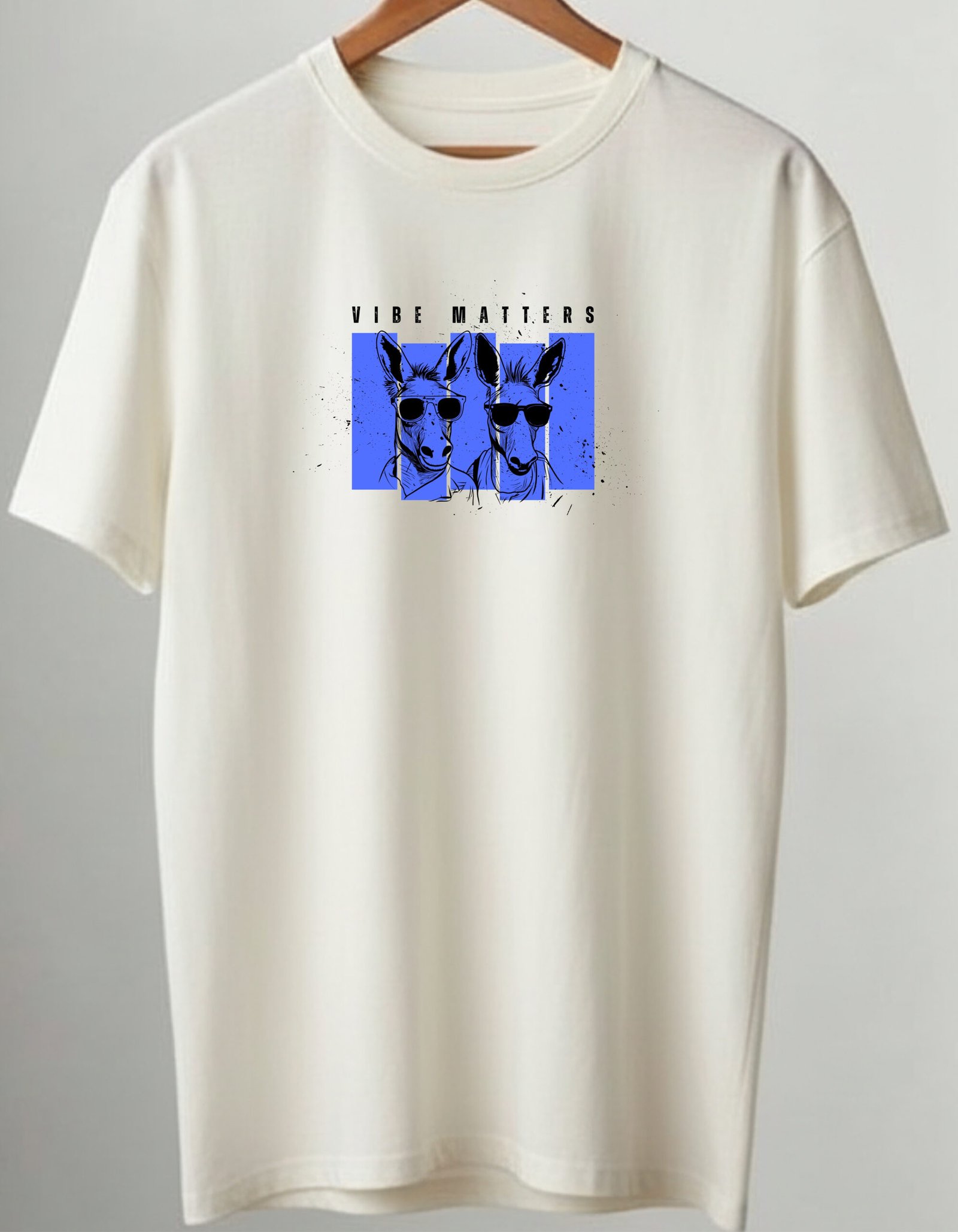 Vibe Matters – White Minimal Tee - Image 4