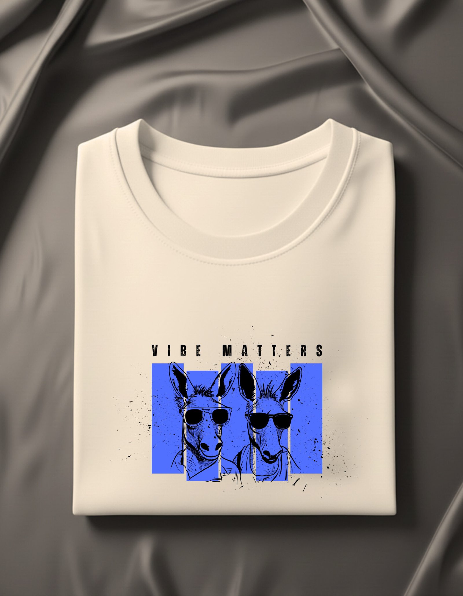Vibe Matters – White Minimal Tee - Image 5