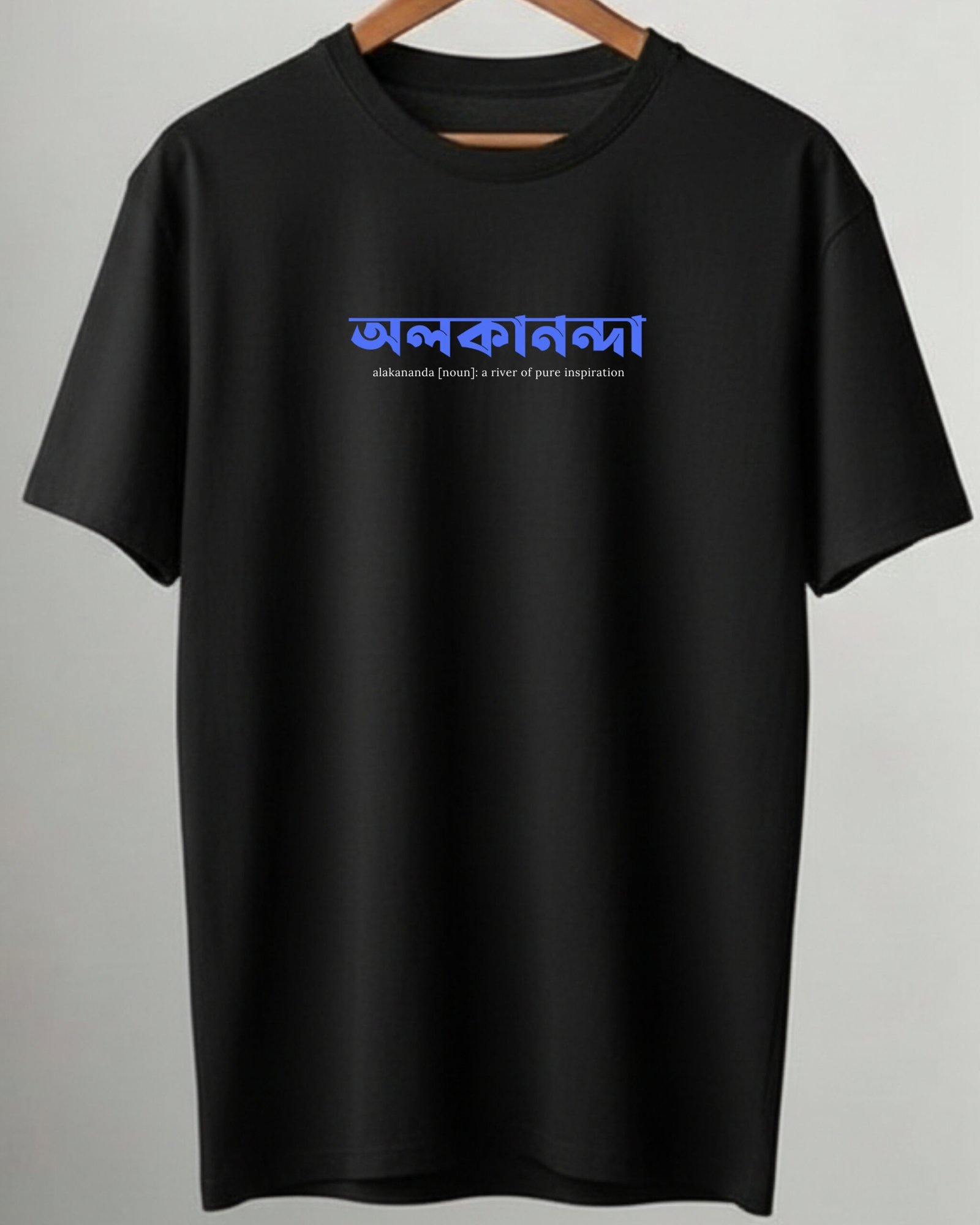Black T-Shirt – Assamese Vibes Edition (Alakananda) - Image 4