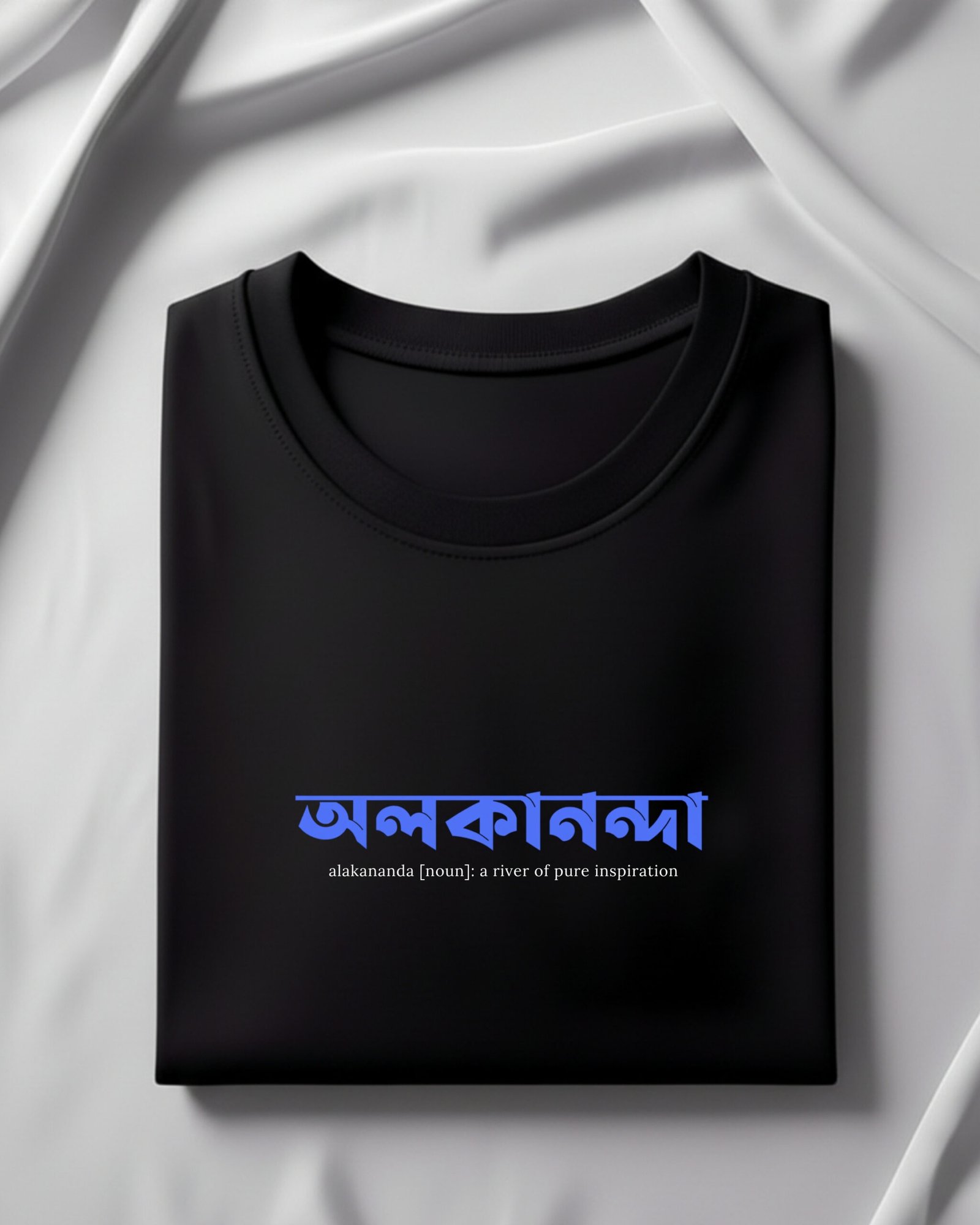 Black T-Shirt – Assamese Vibes Edition (Alakananda) - Image 5