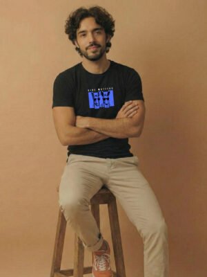 Vibe Matters – Black Minimal Tee