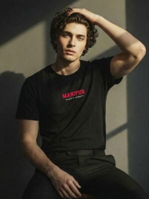 Manipur Coordinates – Unisex Black T-Shirt
