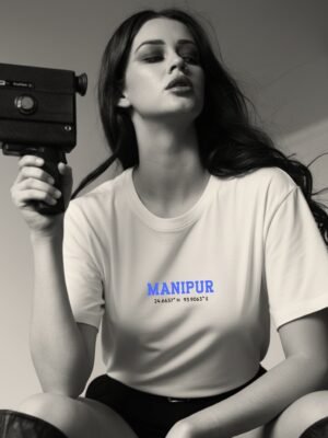 Manipur Coordinates – Unisex White T-Shirt