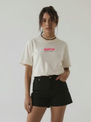 Manipur Coordinates – Unisex White T-Shirt